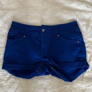 Wax Jean Short - Blue